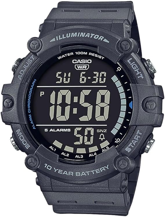 CASIO MEN'S DIGITAL WATCH AE-1500WH-8BVDF