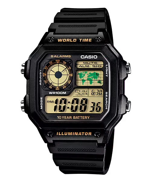 Casio AE-1200WH-1BVDF Men's Watch