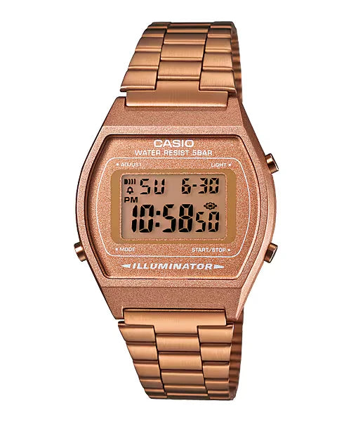 CASIO Women's Digital Watch B640WC-5ADF - Rose Gold