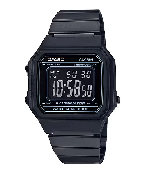 Casio Men's Black Digital Watch - B650WB-1BDF
