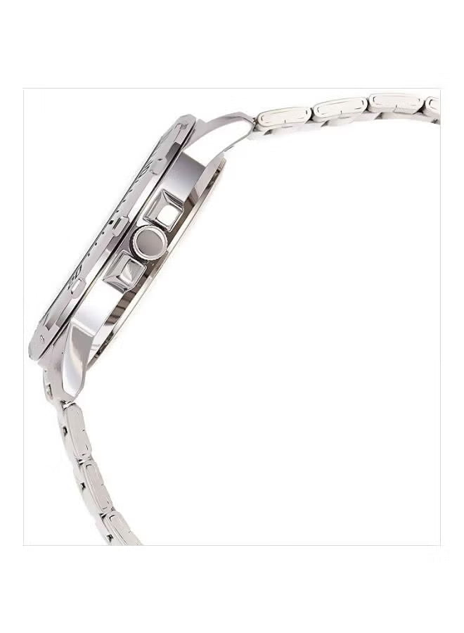 Casio Men's Silver Analog Stainless Steel Strap Watch -MTP-VD01D-2BVUDF