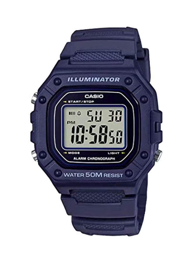 Casio Men's Water Digital Watch W-218H-2AVDF
