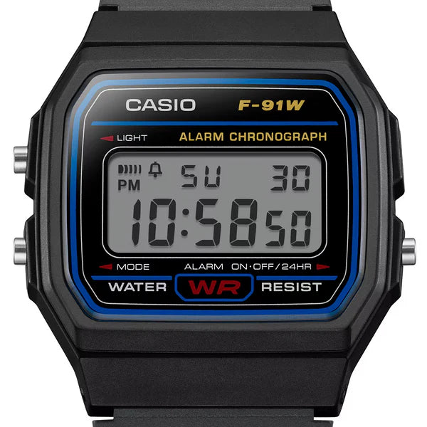 Casio  Digital  F-91W-1DG